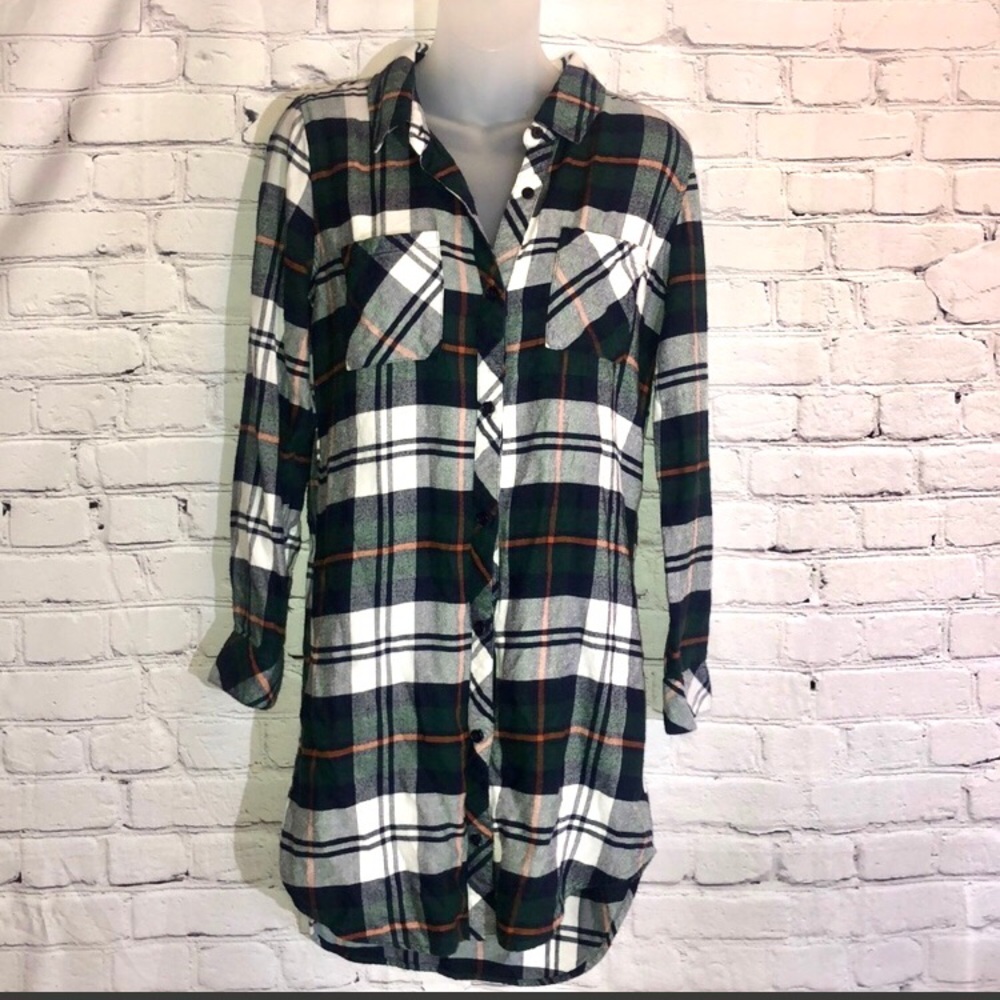 Rails Long Sleeve Button Up Dress Size Small - image 1